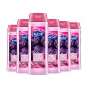 Suave Moisturizing Body Wash, with Sweet Pea Violet and Vitamin E Extract, No Parabens, No Phtahaltes, 18 Fl Oz (Pack of 6...