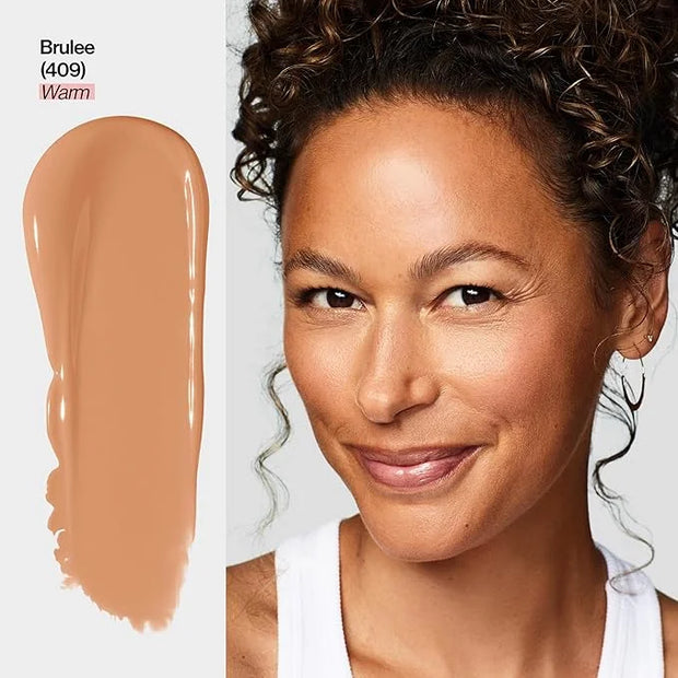 Revlon Illuminance Tinted Serum, Triple Hyaluronic Acid, Evens Out Skin Tone Over Time and Hydrates All Day, SPF 15, 409 B...
