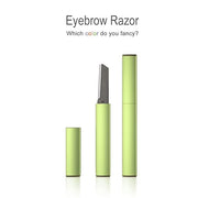 Exfoliating Eyebrow Razor Dermaplaning Tool Eyebrow Trimmer with 4 Replacement Blades, Facial Razors for Women Aluminum Al...