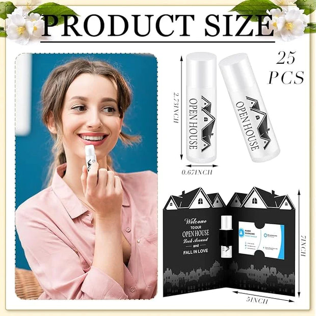 25 Pcs Open House Lip Balm