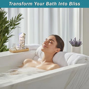 Spa Gift Baskets For Women - Luxury Bath Set With Jasmine & Lavender - Spa Kit Includes Body Wash, Bubble Bath, Lotion, Ba...