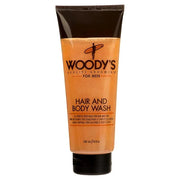 Woody's Hair and Body Wash for Men – 2-in-1 Cleanser & Body Wash, Deep Cleansing, Hydrating, Refreshing Scent, Sulfate-Fre...
