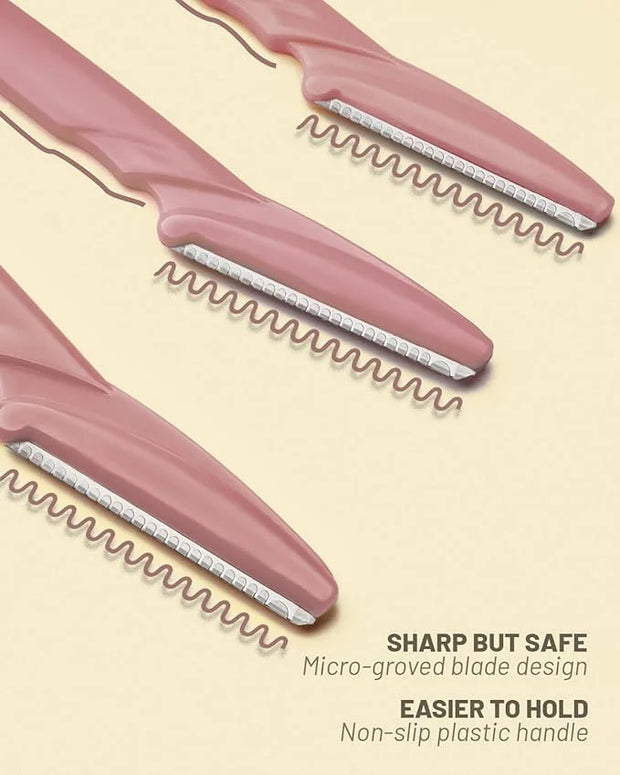 Dermaplane Razor, 60 Pcs Face Razors for Women and Men, Multipurpose Eyebrow Razor, Dermaplaning Tool for Face by MoHern, ...