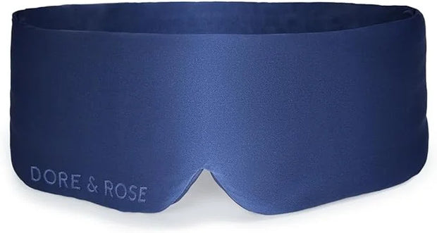 Dore & Rose Deep Sleep Mask Light Blocking, 23 Momme Mulberry Silk Eye Mask, Ultra Soft, Adjustable - Travel Sleeping Mask...