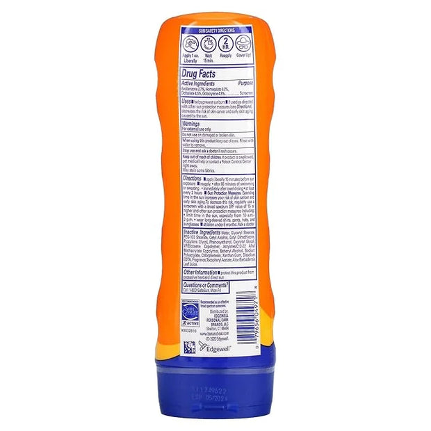Banana Boat Water Resistant Sport Performance Broad Spectrum SPF 30 Sunscreen Lotion, Swim Splash Sport - Up to 80 Minutes...
