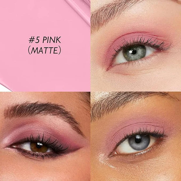 Eyeshadow Stick Matte Eye Shadow Pencil Cream to Powder Eye Brightener Crayon Long-Lasting Crease-Proof Neutral Eyeshadow ...