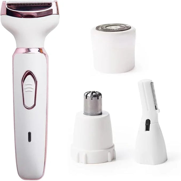 Bikini Trimmer for Women, Electric Razor Hair Shaver for Face Nose Eyebrow Beard Mustache Arm Leg Armpit Bikini, Replaceab...