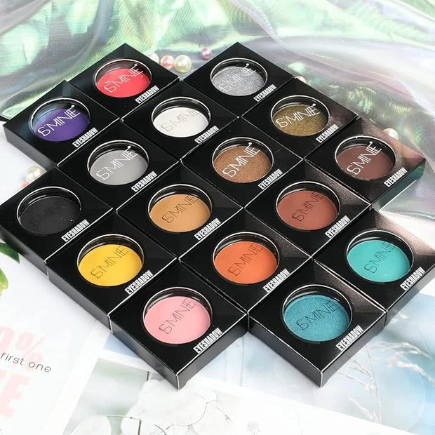 IS'MINE Single Duo Shimmer Brown Eyeshadow, Dual Color, Longwear, White Eye Makeup for Day & Night - Product Image