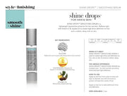 Shine Drops Smoothing Serum, 1 Oz | Shine Enhancer for Dry, Damaged Hair & Skin | Anti Frizz Control & Radiance & Luminosi...