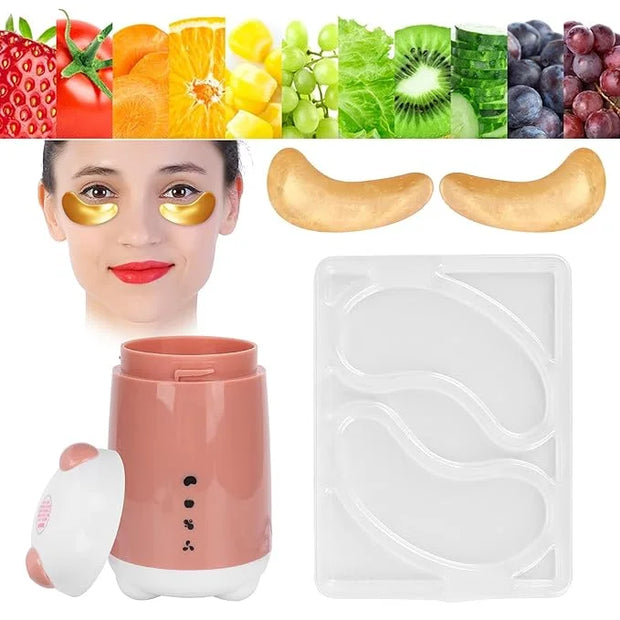 Eye Mask, 5Pcs Reusable Eye Mask Multifunctional Mask Patch Tray Plate Set Reusable Portable Eye Patches for Facial Mask M...