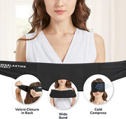 Everlasting Ice RX Cooling Eye Mask for Puffiness - Gel Eye Mask Reusable - Eye Ice Pack for Migraines, Sinus Pain, Sore E...