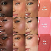 Maybelline Sunkisser Multi-Use Liquid Blush and Bronzer, Blendable, Longwear, Glowy Make Up, Blazing Blush, 1 Count - Prod...