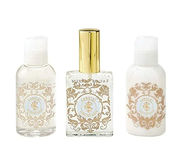 Shelley Kyle Lorelei Mini Gift Set, Includes Travel Size Perfume, Lotion, and Shower Gel, Packaged in Beautiful Cream and ...