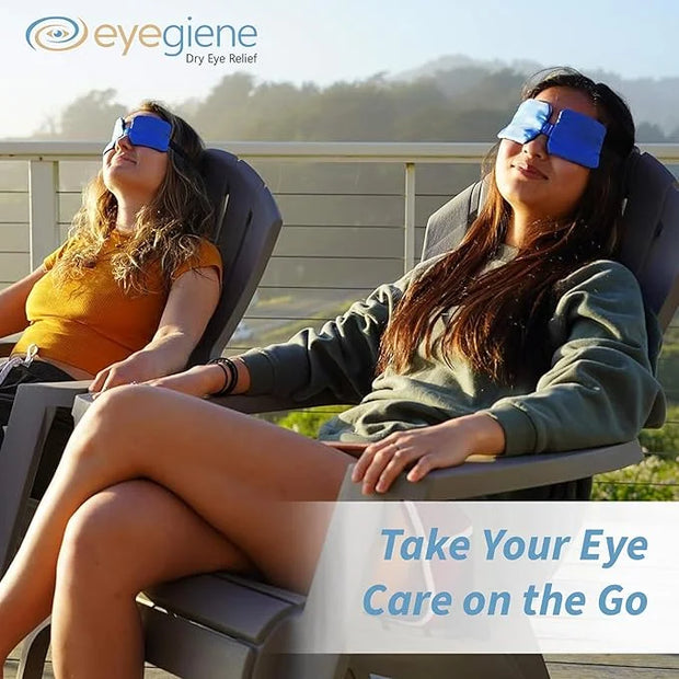 EyeGiene Mask - Self Heating Eye Mask – Warm Compress for Eyes, Multi-Use Heat Treatment for Dryness, Fatigue, Styes, Blep...