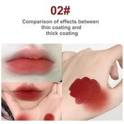 KWOLYKIM Pink Bear Matte Velvet Lip Gloss, Moisture Smooth Lip Glaze Waterproof Long Lasting Lip Stain Cute Beauty Makeup ...