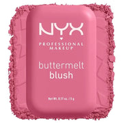 NYX PROFESSIONAL MAKEUP Buttermelt Powder Blush, Fade and Transfer-Resistant Blush, Up to 12HR Make Up Wear, Vegan Formula...