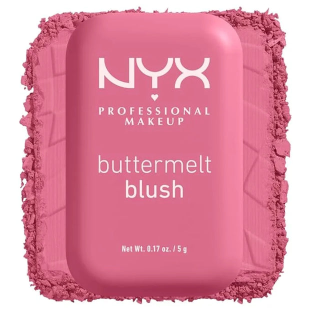NYX PROFESSIONAL MAKEUP Buttermelt Powder Blush, Fade and Transfer-Resistant Blush, Up to 12HR Make Up Wear, Vegan Formula...