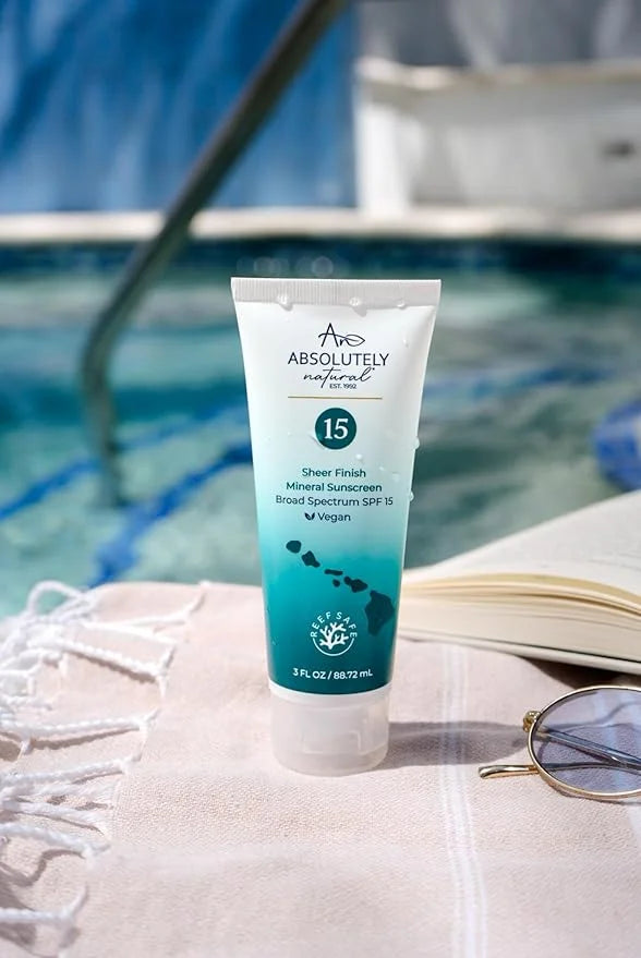 SPF 15 Mineral Sunscreen - Broad Spectrum Water Resistant Moisturizer Lotion For Body & Face - With Non-Nano Zinc Oxide, V...