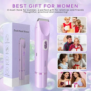 2025 New Electric Womens Shaver, 2-in-1 Body Shaver & Bikini Trimmer for Women, Waterproof Wet & Dry Use Body Hair Electri...