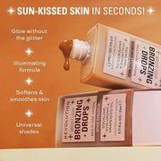 Revolution, Bright Light Glow Blush Drops, Builable Liquid Blush for Face, Infused with Hyaluronic Acid, Vegan & Cruelty-F...