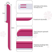 10 Pieces Women's Facial Razor Eyebrow Shaver Razor Brow Shaper Eyebrow Trimmer Dermaplaner Shaping Tool with Cover (Rose ...