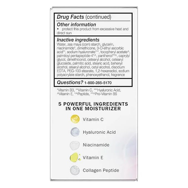Olay Super Cream with Sunscreen SPF 30, 15 mL, Trial Size Ultra Lightweight Face Moisturizer - Vitamin C, Hyaluronic Acid,...
