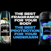 AXE Fine Fragrance Collection Premium Deodorant Body Spray for Men Pure Coconut 3 Count with 72H Odor Protection and Fresh...