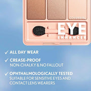 COVERGIRL Eye Enhancer, Bellini Spritz, Eyeshadow Quad, Easy to Wear, Clean & Vegan, Talc-Free, Matte & Shimmer Finishes, ...