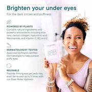 Frownies Under Eye Gel Patches for Puffy Eyes - Dark Circles with Cactus Collagen - Reusable, 3 Pack - Product Image