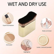 Self Tan Brush-Kabuki Brush for Body,Sunscreen Tanning Brush,Blusher,Shadow,Powder,Bronzer and Foundation Self Tanner Brus...