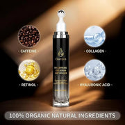 Caffeine Eye Cream, Under Eye Cream for Dark Circles and Puffiness, Eye Serum Anti-aging, Brightens, and Fine Lines, Eye C...