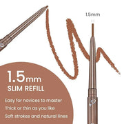Kaely 1.5mm Light Brown Eyeliner Pencil, Gel Eye Liner Waterproof Smudge Proof, Long Lasting 16 Hour Wear, Vegan & Cruelty...