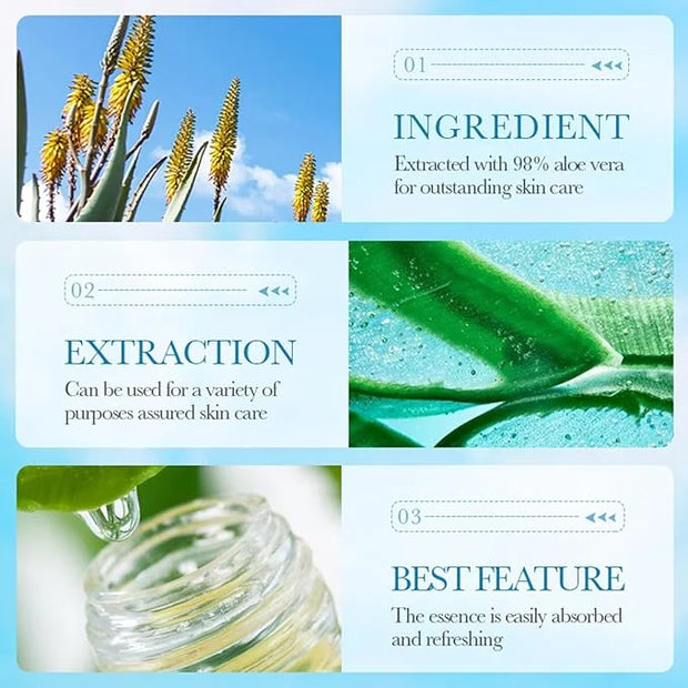 9Pcs Skin Care Products Set, Skin Care Gift Set for Women Girls, Aloe Vera Skin Care Sets, Face Care Kit with Cleanser, Cl...