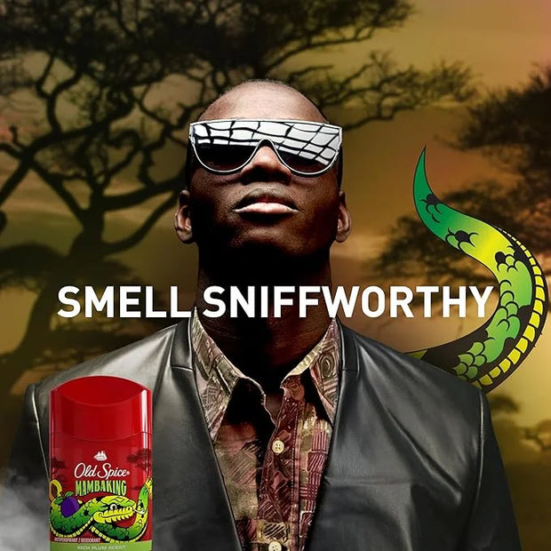 Old Spice Aluminum Free Deodorant for Men, 24/7 Odor Protection, 24/7 Freshness & Lasting Scent, Goes on Clear, MambaKing ...