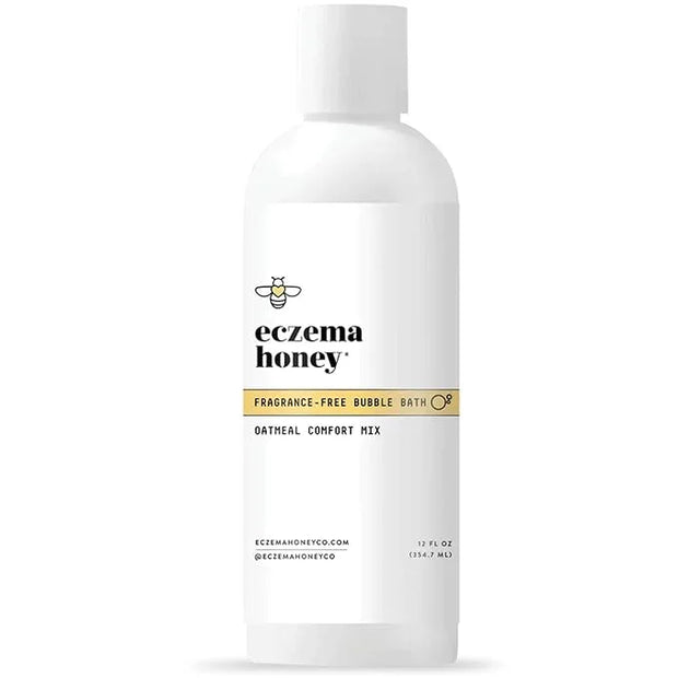 ECZEMA HONEY Fragrance-Free Oatmeal Comfort Bubble Bath - Sensitive Skin Body Wash & Bath Soak - Moisturizing Bath Product...