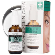 Advanced Clinicals Puffy Eye Under Eye Serum | Visible Anti Aging Brightening Vitamin C + Caffeine Serum Helps Improve Loo...