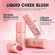 Jolilab Liquid Blush - High Pigment, Long - Lasting, Buildable Color for a Natural Glow（01#） - Product Image