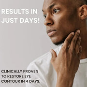 Man Skin Eye Cream for Men - Restore & Defend Anti Aging Eye Cream with Peptides, Avocado Oil and Rice Proteins - Product ...