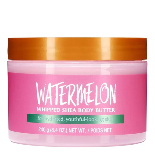 Tree Hut Watermelon Whipped Shea Body Butter, 8.4oz, Lightweight, Long-lasting, Hydrating Moisturizer with Natural Shea Bu...