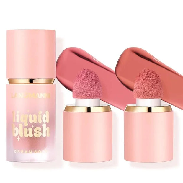 Jolilab Liquid Blush - High Pigment, Long - Lasting, Buildable Color for a Natural Glow（#1+2） - Product Image