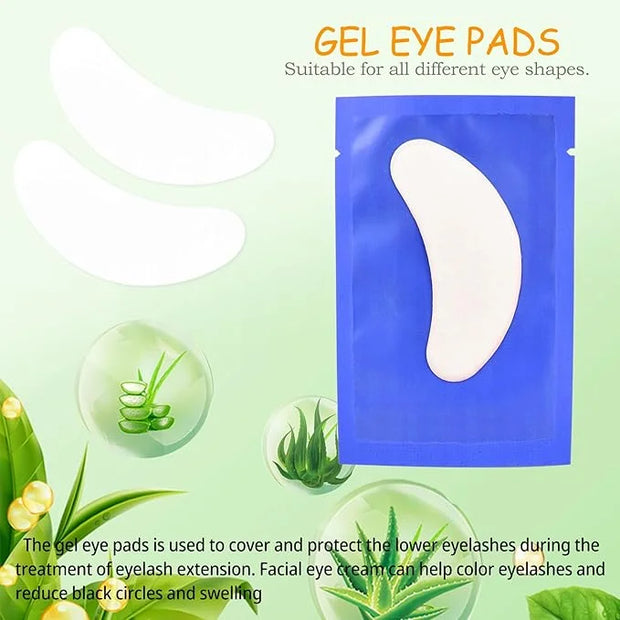 50 Pairs Under Eye Patches, Eye Gel Pads, Eyelash Extension Eye Pads for DIY Lash Extension Supplies, Eyelash Extension (5...