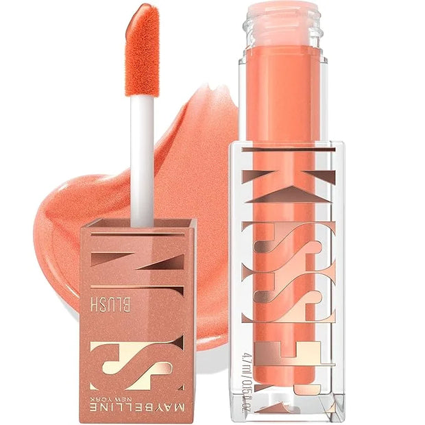 Maybelline Sunkisser Multi-Use Liquid Blush and Bronzer, Blendable, Longwear, Glowy Make Up, Uptown Glow, 1 Count - Produc...