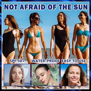 Hyaluronic Acid Sun Stick,Watery Lightweight Sunscreen Stick for Face,Moisturizing Facial Sunscreen Strong UV Protection,M...