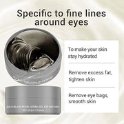 Gold Black Pearl Hydra-Gel Eye Patches - Gel Eye Mask for Eyes Treatment Puffiness Anti-Aging Remove Eye Bags Relieve Dark...