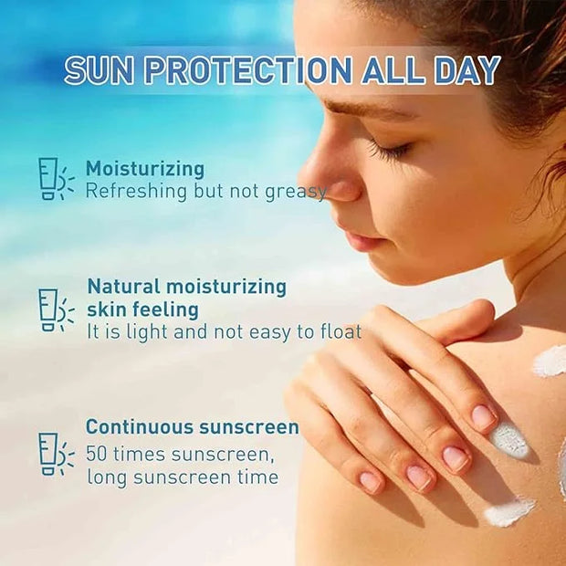 Tinted Sunscreen for Face SPF 50, Hydrating Sun Essence Face Sunscreen, Korean SPF 50+ PA++++ No White Cast, Hydrating, Mo...