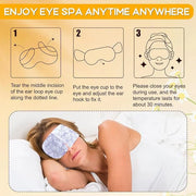 XPCARE 32 Pack Steam Eye Masks for Dry Eyes, SPA Warm Sleep Eye Mask, Disposable Heated Eye Mask for Dark Circles, Puffy E...