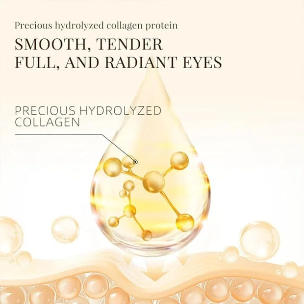24k Gold Under Eye Patches - 60 Pcs Gold Eye Mask Anti-Aging, Under Eye Mask for Removing Dark Circles, Puffiness, Wrinkle...