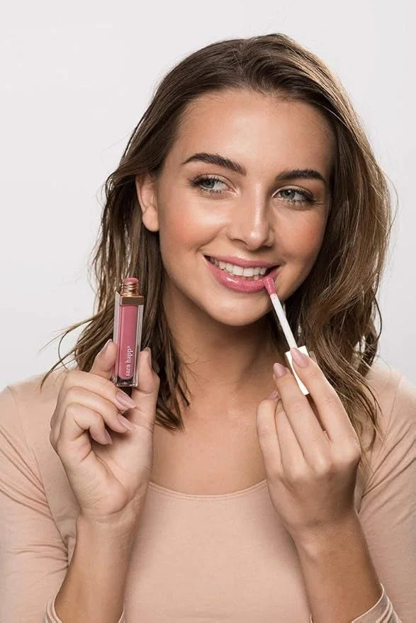 Sara Happ Pink Slip Luxe Gloss with Subtle Shimmer - High-Impact Shine & Long-Lasting Wear, Nourish, Hydrate, and Heal You...