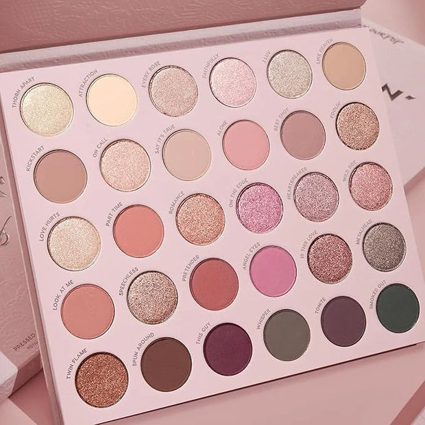 ColourPop Smoke N Roses Eyeshadow Palette - Rosey & Smokey Hues with Metallic and Matte Finishes - High-Pigment Eye Makeup...