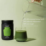 WelleCo The Super Elixir Daily Greens Powder, Probiotic Drink Mix with Whole Foods, Gluten Free, Vegan Gut Health Powder, ...